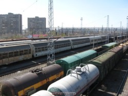 ЖД развязка в Тлт (станция Жигулёвское море)